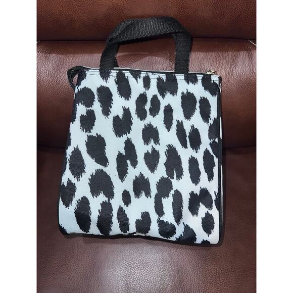 NWT Kate Spade Modern Leopard Print Lunch Bag Tote Unisex Workwear - Picture 3 of 4